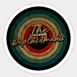 The Replacements -  Vintage Circle kaset Sticker